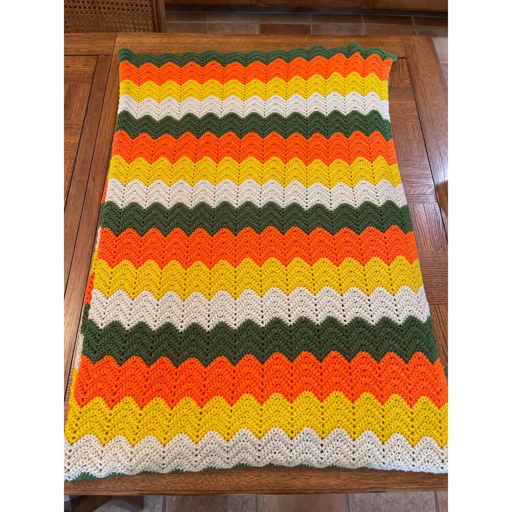 Vintage handmade Afghan circa 1970s